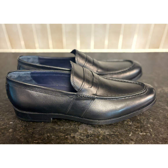 Cole Haan Black Leather Jefferson Grand OS Penny Loafer C 25079 Men’s 11.5 M - Picture 1 of 7